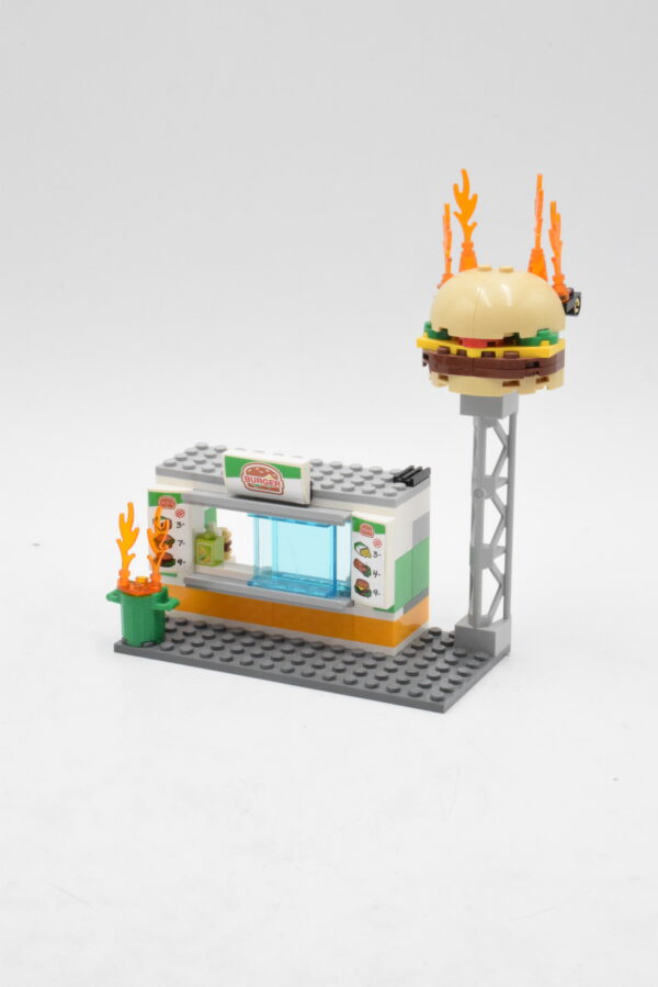 60214 LEGO City - L'intervention des pompiers au restaurant de hamburgers