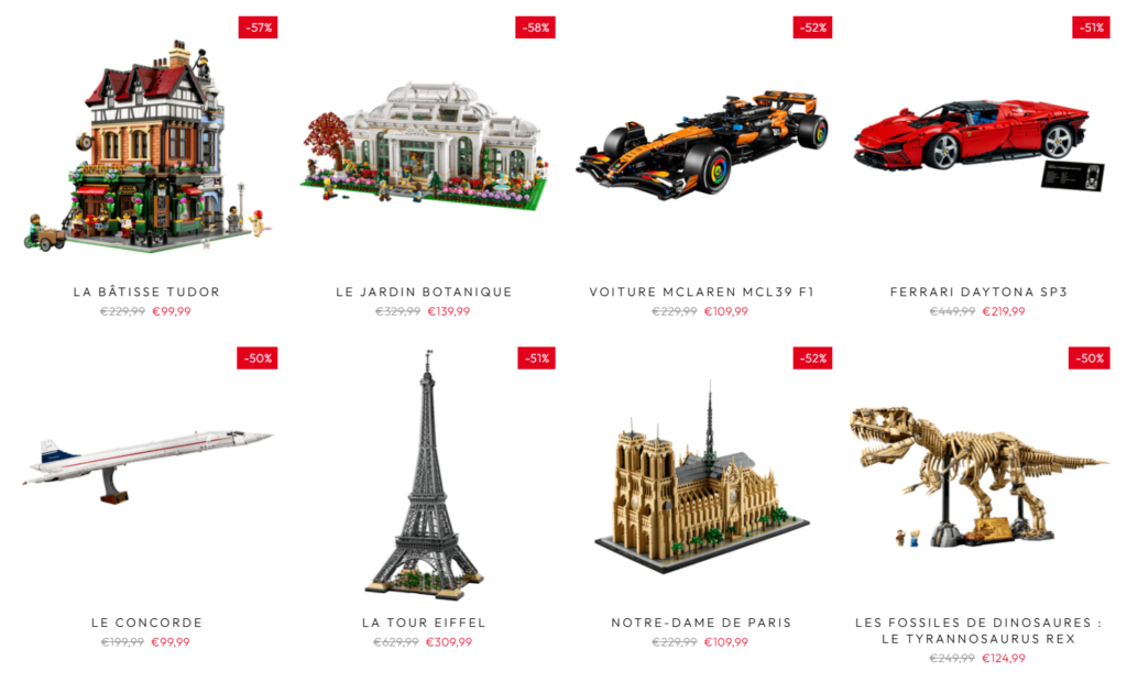 Faux Prix LEGO 